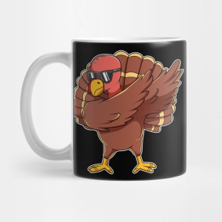 Cute Dabbing Turkey Funny Thanksgiving Gift Mug